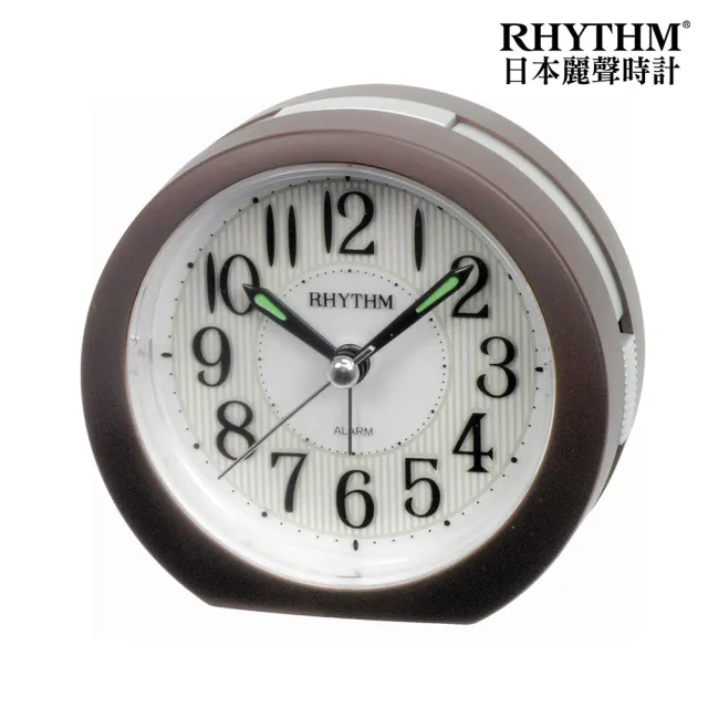【RHYTHM 麗聲】官方直營 夾心餅乾EL節奏夜燈貪睡小鬧鐘(咖啡夾心)