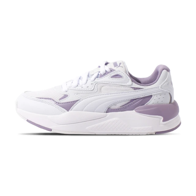 PUMA Puma X-Ray Speed 男鞋 女鞋 白紫色 皮革 拼接 緩衝 情侶鞋 休閒鞋 38463860