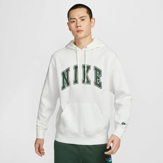 NIKE 耐吉 AS M NK CLUB BB PO HDY NIKE AR 男 長袖上衣 帽T 運動 白(FZ0872133)