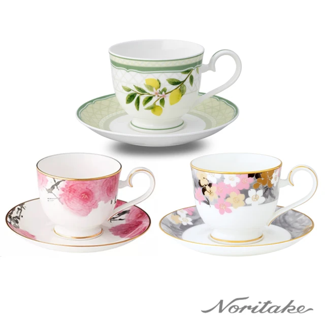 NORITAKE 小清新-咖啡對杯禮盒組(MOMO 獨家聖誕組合)