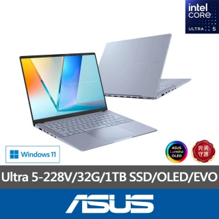 ASUS Office 2024組★14吋Ultra 5輕薄AI筆電(VivoBook S S5406SA/Ultra 5-228V/32G/1TB SSD/W11/OLED/EV