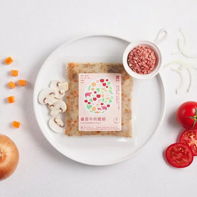 【NAKED KITCHEN 裸廚房】蕃茄牛肉燉粥 大寶寶粥/常溫寶寶粥(160g x 5入裝)