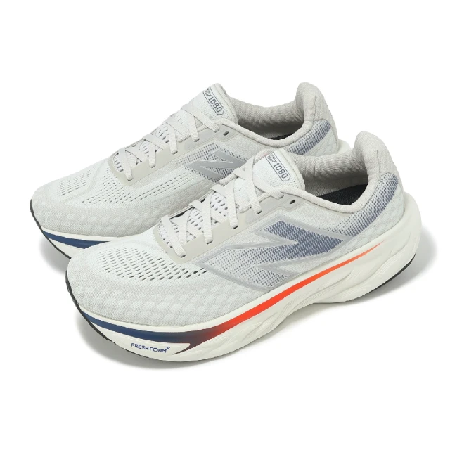 NEW BALANCE 慢跑鞋 Fresh Foam X 1080 V14 2E 男鞋 寬楦 灰質 金屬銀 運動鞋 NB(M1080G14-2E)