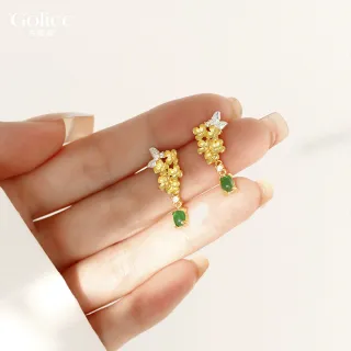 【Gulicc 古莉可】耳環 桂花流蘇 雅致復古(7夕情人節 生日 飾品 耳釘 耳飾 耳墜 禮物)