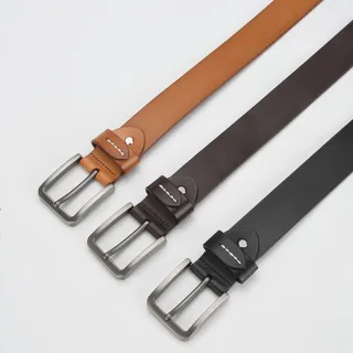 【MoonDy】腰帶 方頭皮帶 男生皮帶 真皮腰帶 精品腰帶 真皮皮帶 針扣腰帶 皮帶 牛仔褲帶  