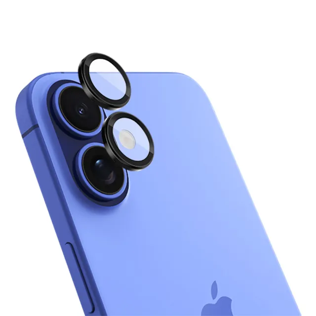 【頑皮鬼】iPhone AR抗反射鏡頭貼 黑色(iphone 14/15/16)