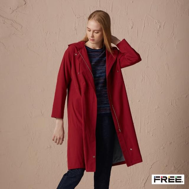【FREE】MRSA防風防潑水抗菌連帽風衣外套(3色)