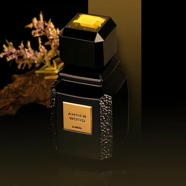 【Ajmal艾奇瑪爾】Amber Wood鎏木系列EDP淡香精香水50ml(杜拜原裝-專櫃公司貨)