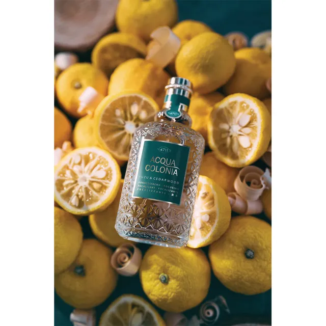 【4711 科隆之水】YUZU & CEDARWOOD 柚子和雪松木古龍水100ml(專櫃公司貨)