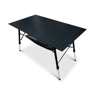 【Lumikenka 露米】暗夜無段式鋁捲桌(露營桌)