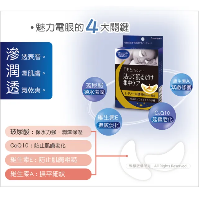【森下仁丹】整晚貼-眼膜(2盒10對入)