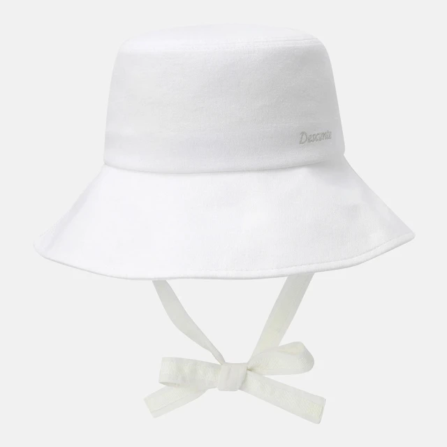 DESCENTE WOMENS ATHLEISURE BUCKET HAT 女性 戶外漁夫帽(黑色/白色)