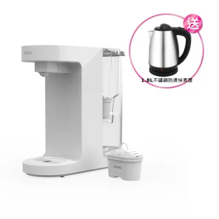 【DIKE】3L濾淨瞬熱式飲水機 免安裝 通用濾芯 HCE100WT(★內含濾芯1顆★)