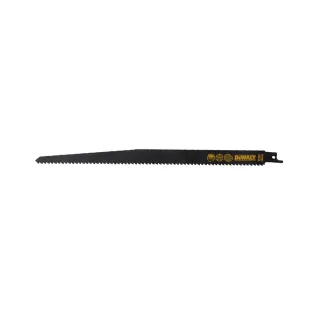 【DEWALT 得偉】高碳鋼木工用木材及PVC快速切割軍刀鋸片305mm 5入(DT2364-QZ)