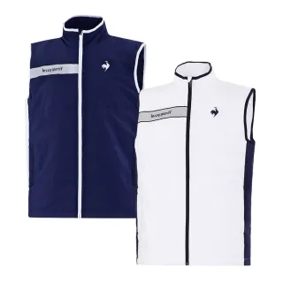 【LE COQ SPORTIF 公雞】防風防潑水鋪棉背心 男女款-2色-LWU61092_LWU62092