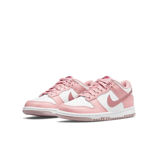 NIKE 耐吉 休閒鞋 女鞋 大童 運動鞋 DUNK LOW GS 白粉 DO6485-600