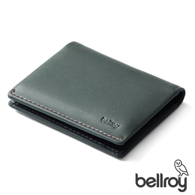 Bellroy Slim Sleeve 系列真皮超薄短夾(沼澤綠)