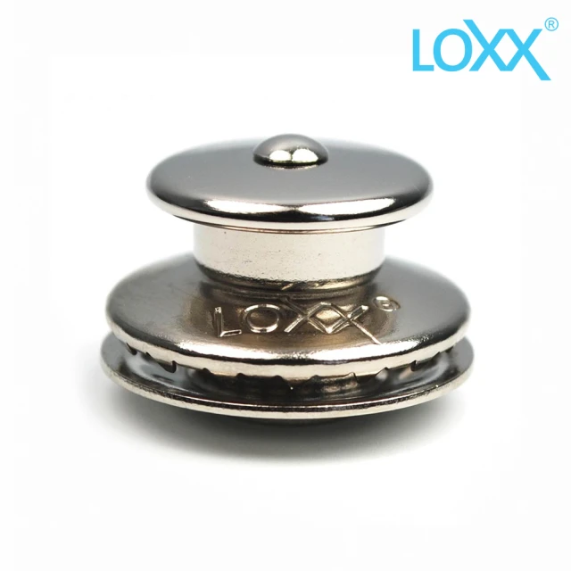 Loxx E-NICKEL-XL 安全背帶扣 鍍鉻銀色 厚背帶款(原廠公司貨 商品保固有保障)