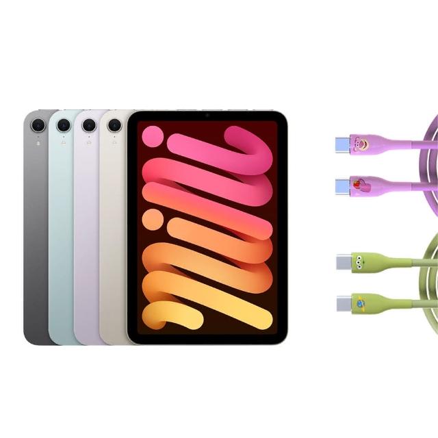 【Apple】2024 iPad mini 7 8.3吋/WiFi/128G 平板電腦(迪士尼充電線組)