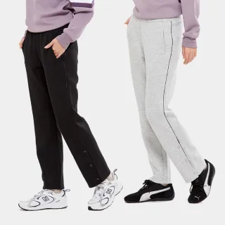 【Hang Ten】女裝-恆溫多功能-STRAIGHT FIT Polygiene抗菌除臭開衩針織長褲(多色選)