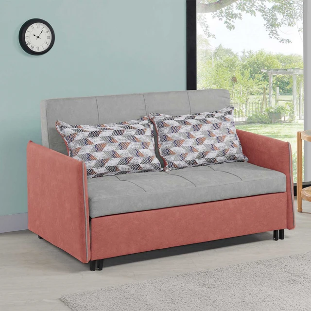 Hampton 漢汀堡 莫里斯貓抓布單人沙發床-寧靜藍(附U