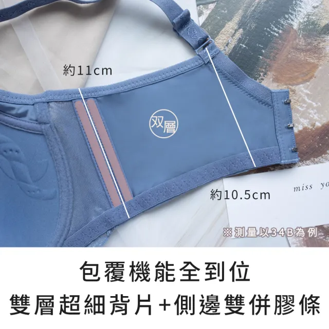 【玉如阿姨】3件組 春日之初內衣★0692 藍灰+丁香紫+若綠(A.B.C罩 小胸 服貼 不簍空 軟鋼圈 舒適 台灣製)