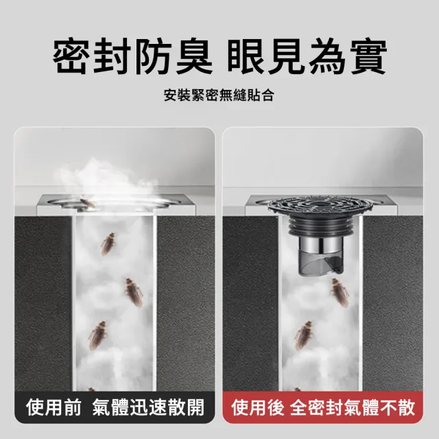 【MUAN】304不鏽鋼自動開合防臭防堵地漏芯(下水器 防臭蓋 落水頭 地漏蓋)