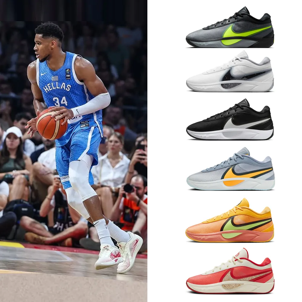 【NIKE 耐吉】運動鞋 籃球鞋 JA JORDAN TATUM 2 GIANNIS FREAK 6 男鞋 黑紫 多款(FV1294-100&)