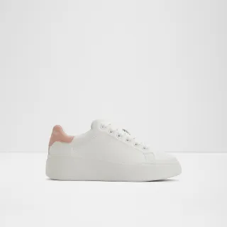 【ALDO】HALERENNA-真皮經典綁帶休閒鞋小白鞋-女鞋(白色)