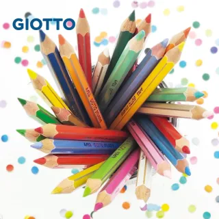 【義大利GIOTTO】STILNOVO 學用六角彩色鉛筆(84支-附筆筒)