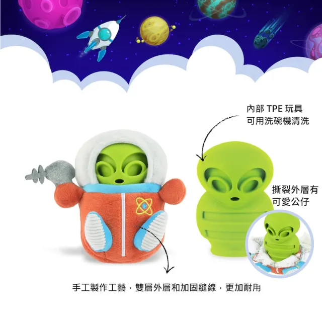 【P.L.A.Y.】星際藝工 宇宙探險家 狗玩具 發聲 寵物玩具