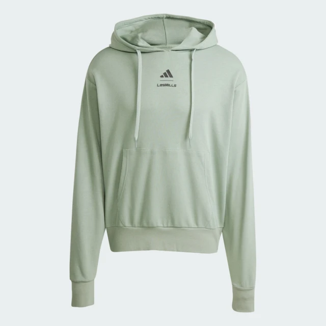 adidas 愛迪達 長袖上衣 男 帽T 亞規 U LM G H 綠 JN1300