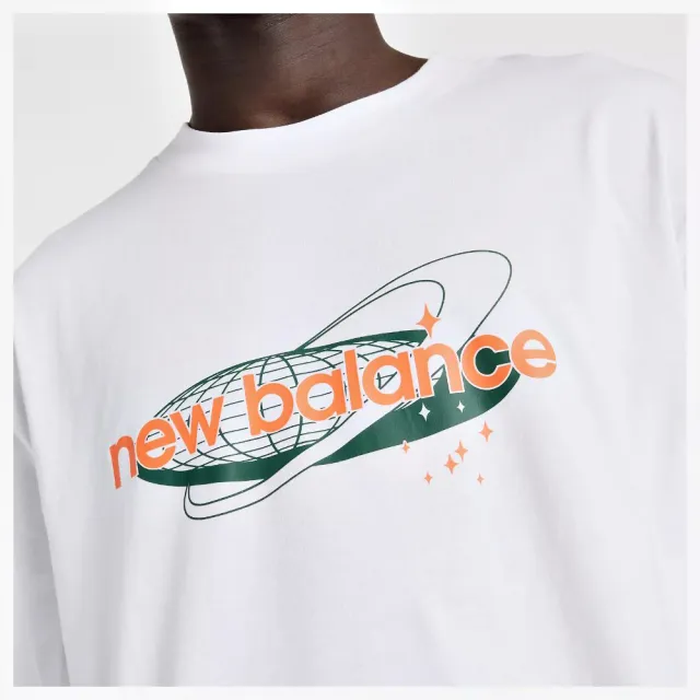 【NEW BALANCE】NB 長袖上衣 男 薄長袖 美規 白 MT43575WT