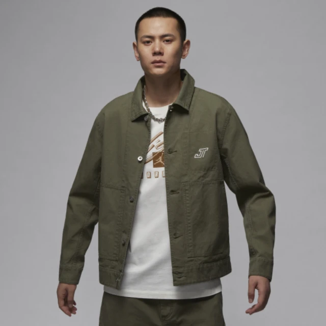 NIKE 耐吉 外套 男 運動外套 AS M J CHICAGO JACKET JT 綠 HM3881-222