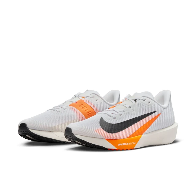 NIKE 耐吉 慢跑鞋 男鞋 運動鞋 緩震 AIR ZOOM RIVAL FLY 4 灰橘 FV6040-101