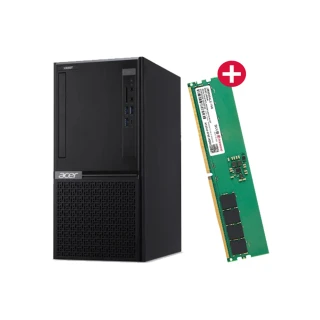 【Acer 宏碁】升級32G★i5六核電腦(VH3760T/i5-12400/16G/1T HDD+512G SSD/W11)