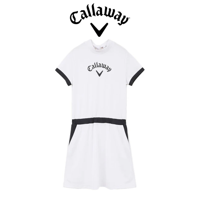 Callaway 卡拉威 SHORT-SLEEVED DRESS 女士 快乾短袖洋裝 白色