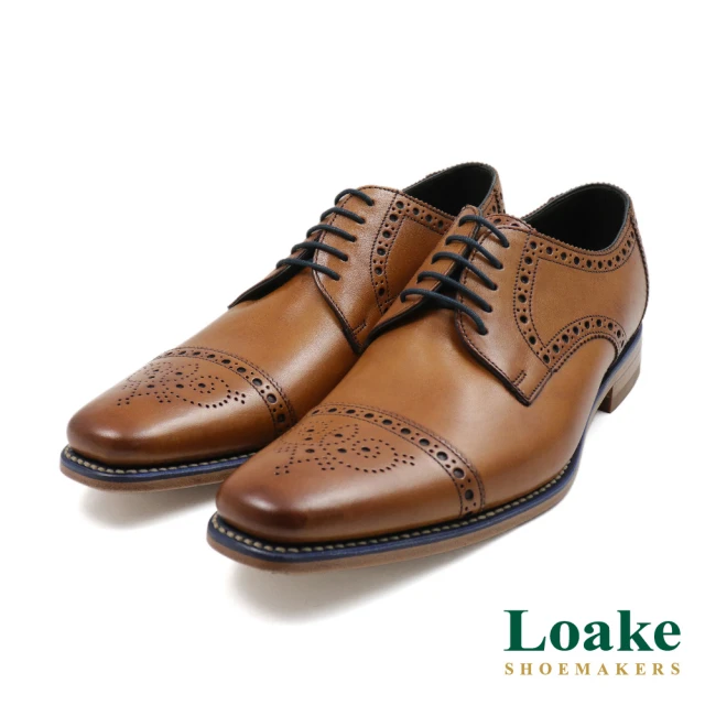 Loake 英國原廠經典低調簡約三孔綁帶德比鞋 黑色(LK1
