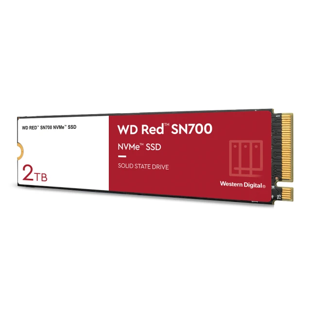 WD 威騰 紅標 SN700 2TB NVMe PCIe M.2 NAS SSD(讀：3400M/寫：2900M)