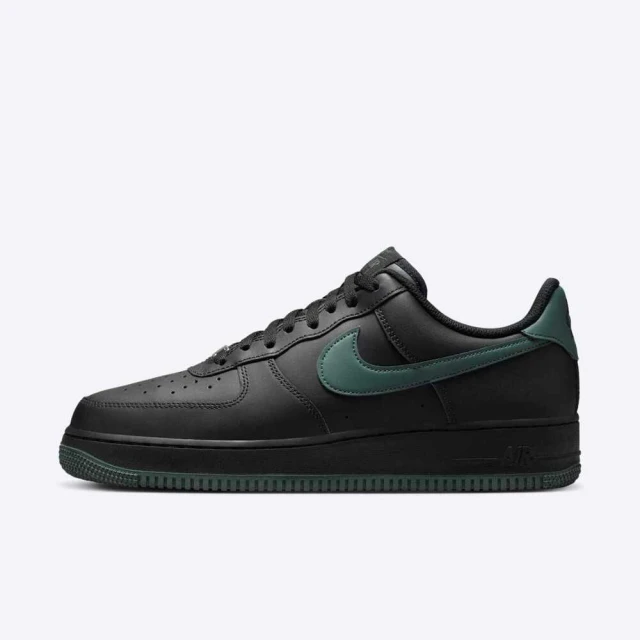 NIKE 耐吉 Air Force 1 07 男 休閒鞋 運動 經典 AF1 穿搭 靜謐黑 深綠(FJ4146-001)