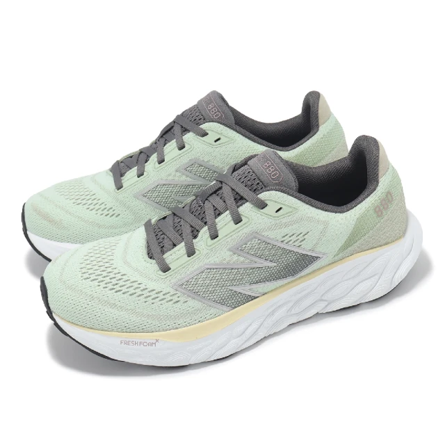 NEW BALANCE 慢跑鞋 Fresh Foam X 880 V14 D 女鞋 寬楦 薄荷綠 金屬銀 運動鞋 NB(W880N14-D)