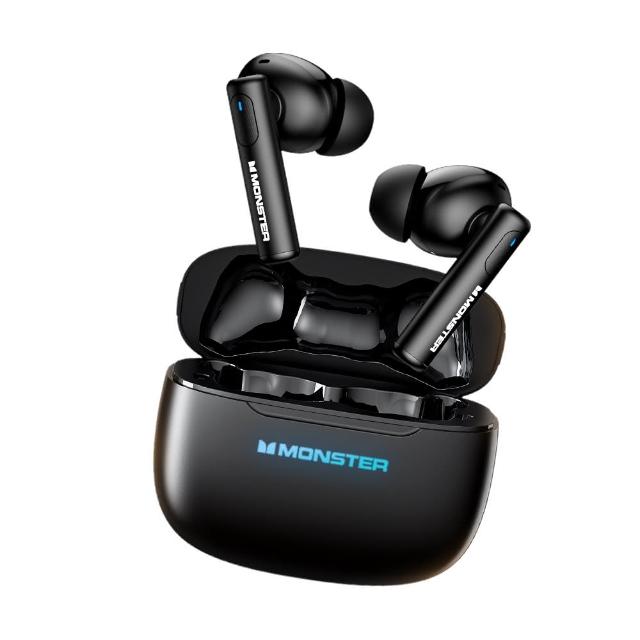 【MONSTER 魔聲】主動式降噪低延遲藍牙耳機 MON-XKT26(24小時播放、ANC主動降噪)
