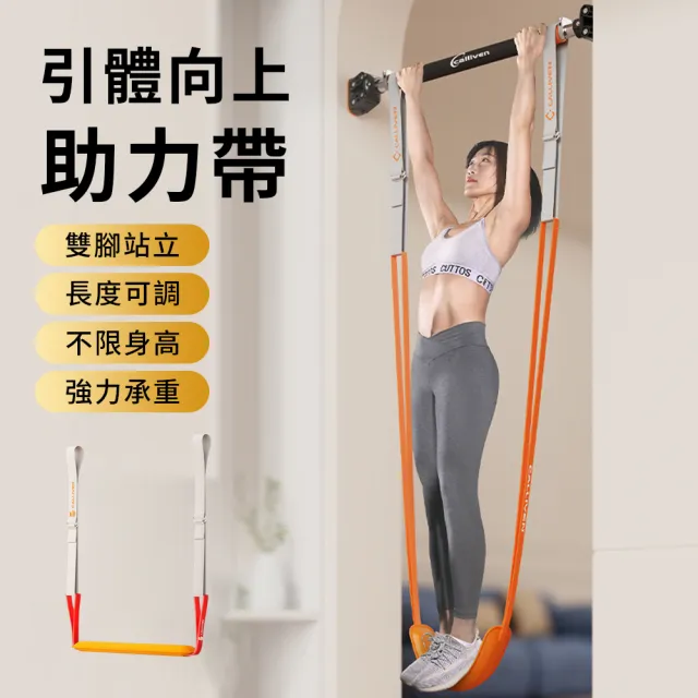 【QMVF】引體向上助力帶 單杠訓練輔助帶 拉力帶(自由調節長度)