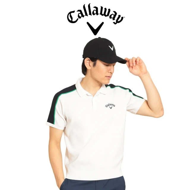 Callaway 卡拉威 男士 短袖POLO衫 白色(C23134102_1030)