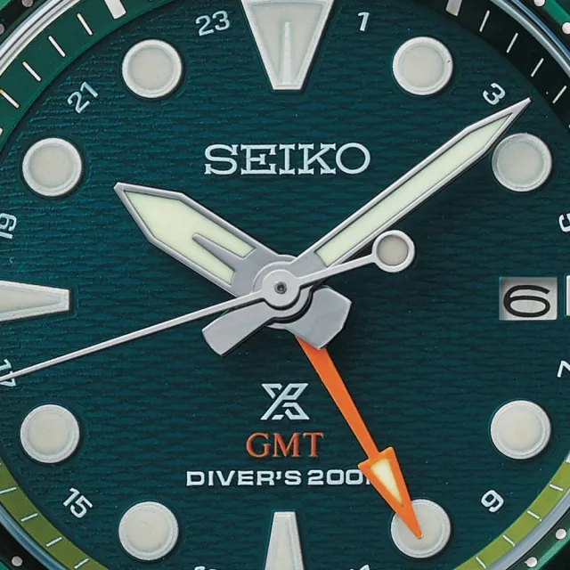 【SEIKO 精工】PROSPEX系列 Sumo GMT太陽能潛水石英錶/綠45mm(SFK003J1/5K65-0AA0G)