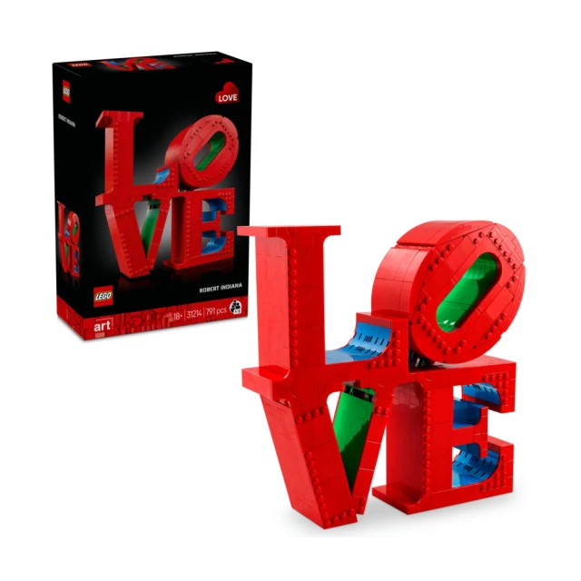 LEGO 樂高 Art 31214 LOVE(居家擺設 節慶禮物 普普藝術雕塑 羅伯特印第安納)