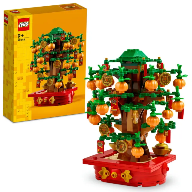【LEGO 樂高】Iconic 40648 金錢樹(新年賀禮 居家擺設 花藝植栽 禮物)