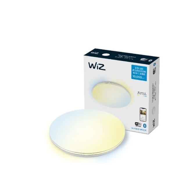 【Philips 飛利浦】WiZ 80W 智慧LED 吸頂燈 星鑽版(PW012)