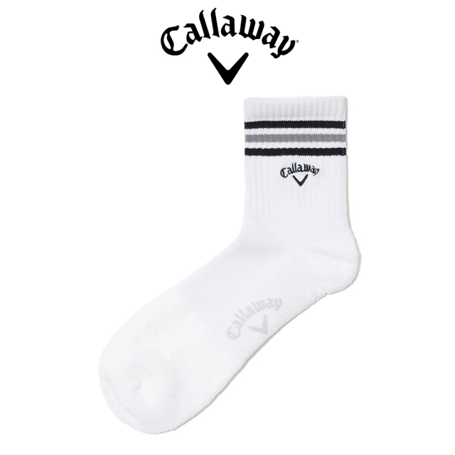 Callaway 卡拉威 SHORT SOCKS 男士 抗菌除臭短襪 白色