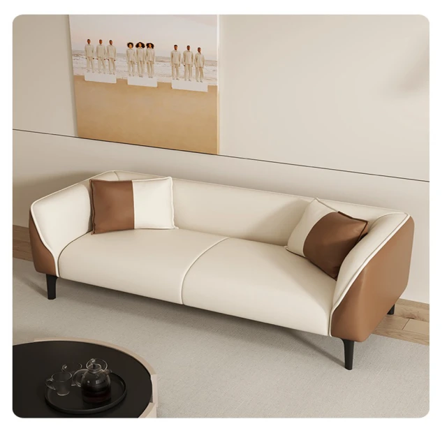 雷霆家居 沙發 北歐沙發 客廳沙發 貓抓皮沙發 科技佈沙發 租房沙發(雙人120cm 預購15天)